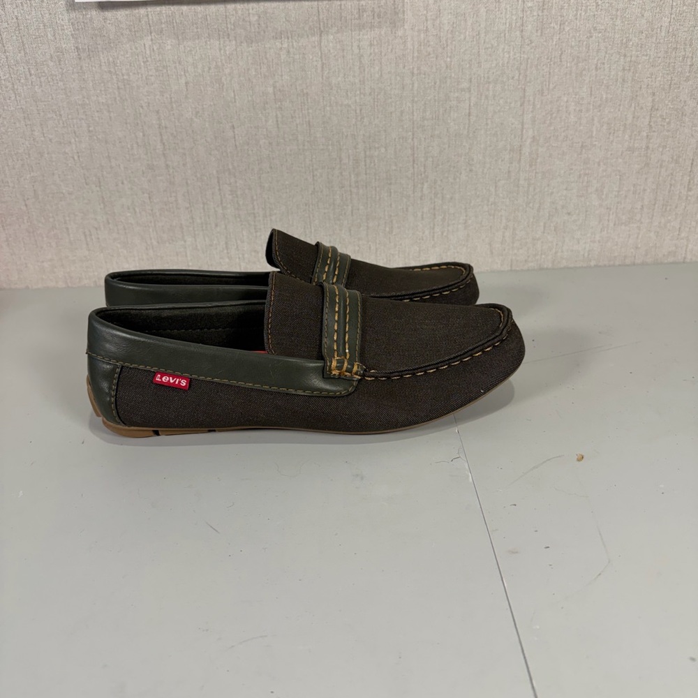 Levi's‎ Men's Dark Brown and Green Loafers